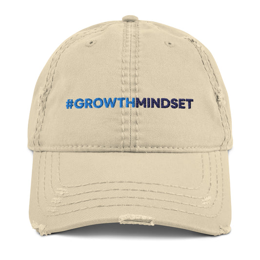 Distressed Dad Hat (Growth Mindset)