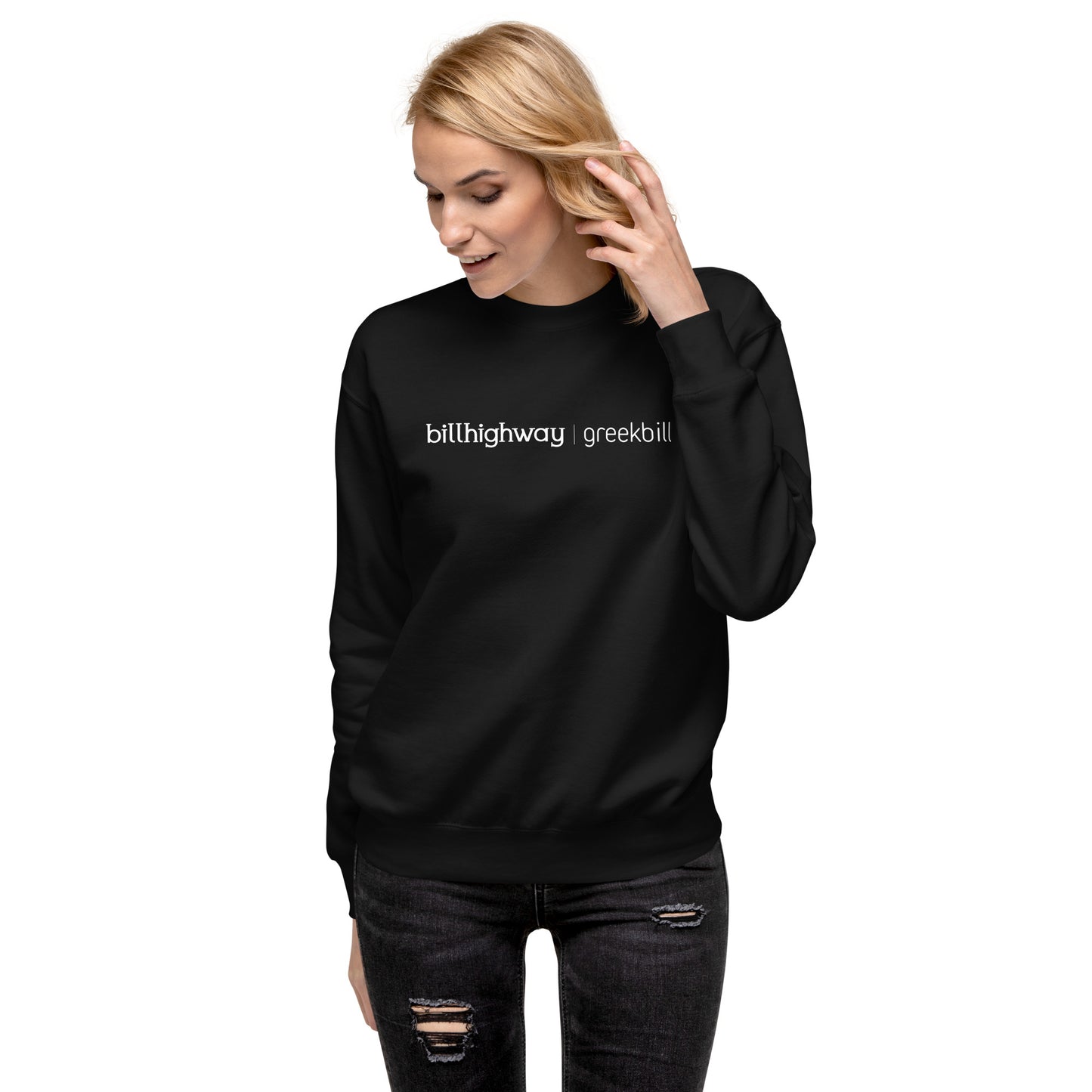 Unisex Premium Sweatshirt - Billhighway x Greekbill